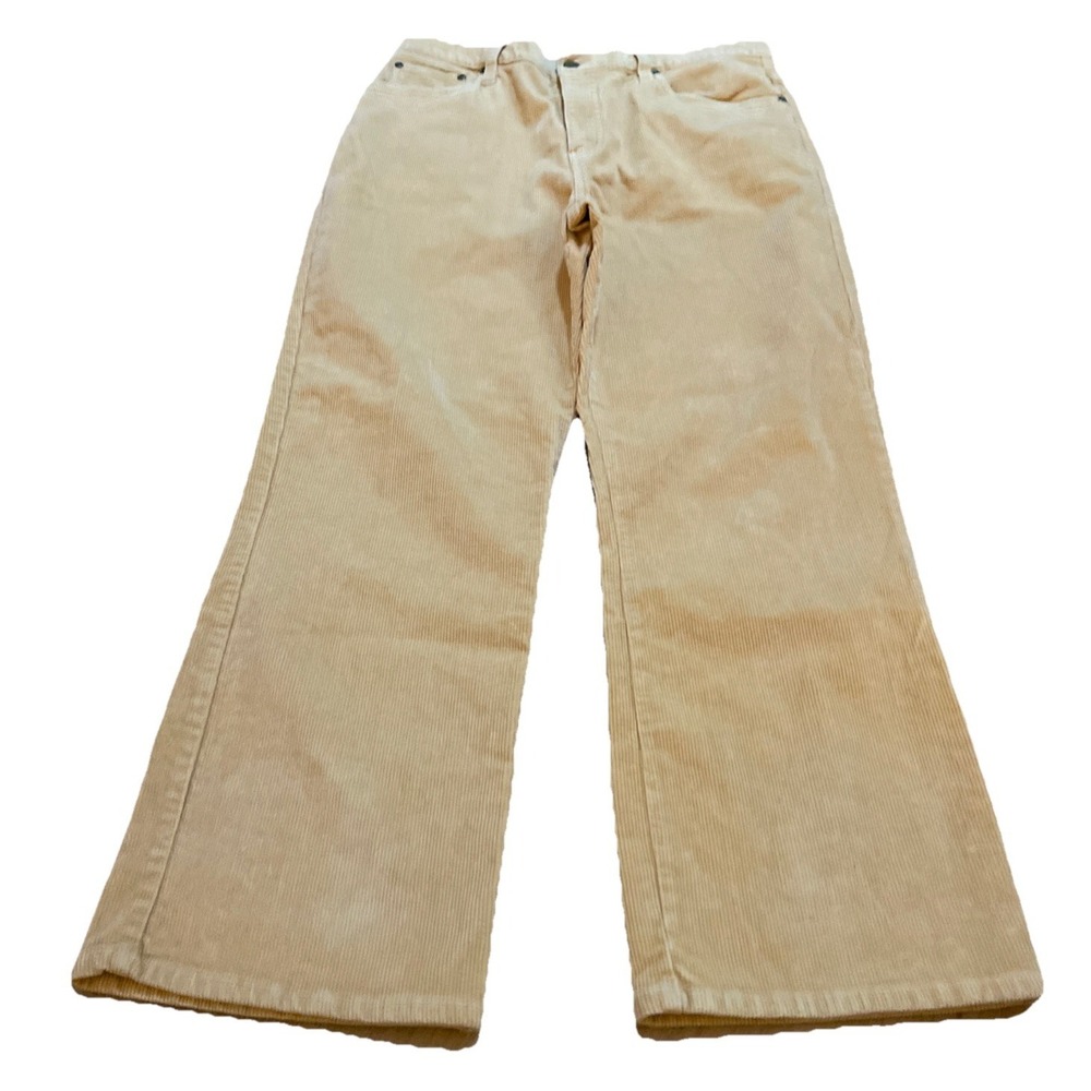 Vintage 90s Chadwick's Butterscotch Corduroy Mid Rise Bootcut Pants 14P